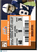 Reggie Wayne 2007 Topps TX Exclusive Super Bowl Ticket Stub Indianapolis Colts