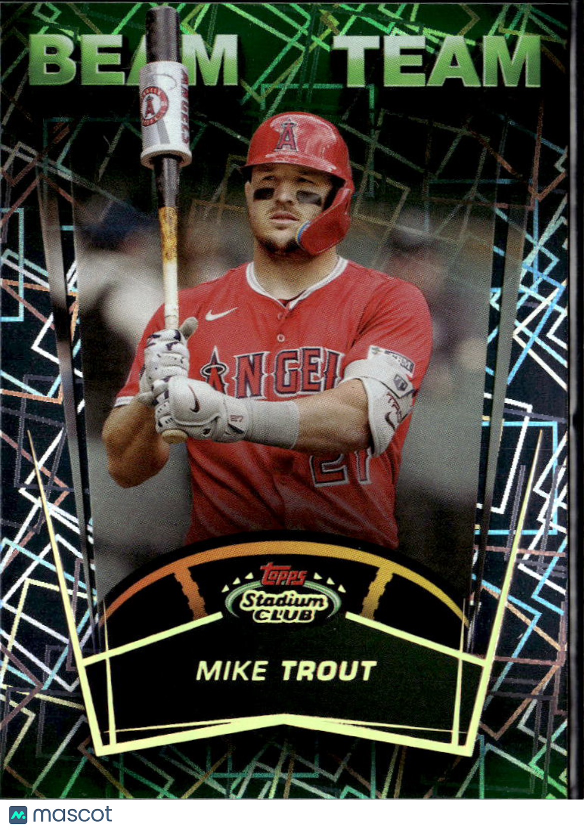 Mike Trout 2025 Topps Stadium Club Beam Team Los Angeles Angels