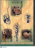 Deron Williams Morris Almond Carlos Boozer 2007 Trademarks Autograph /39 Jazz