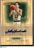 John Havlicek 2007 Topps Trademark Moves Auto Autograph Wood 5/49 Boston Celtics