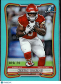 Kenneth Walker III 2026 Bowman Chrome Teal Refractor 19/199 Kansas City Chiefs