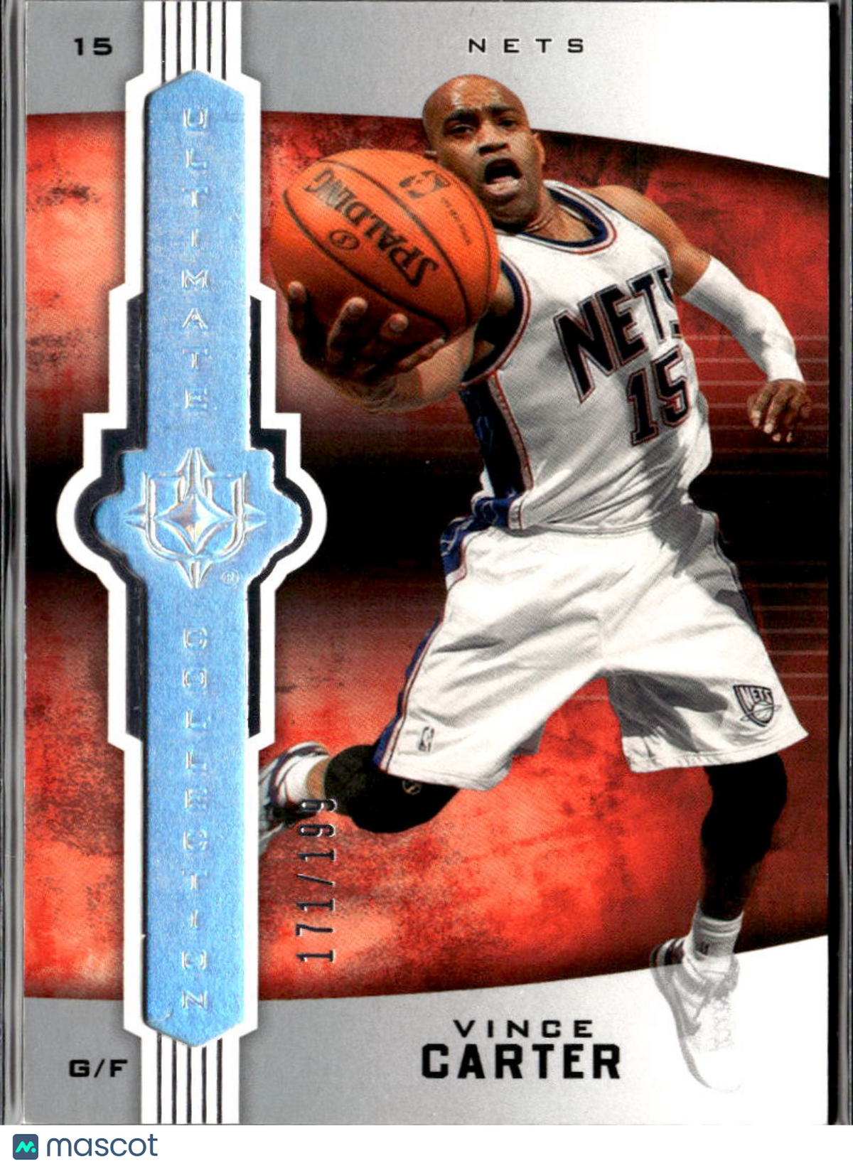 Vince Carter 2007-08 Upper Deck Ultimate Collection 171/199 New Jersey Nets Nets