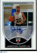 Jameson Curry 2007 Bowman Chrome Auto Autograph RC /599 Chicago Bulls