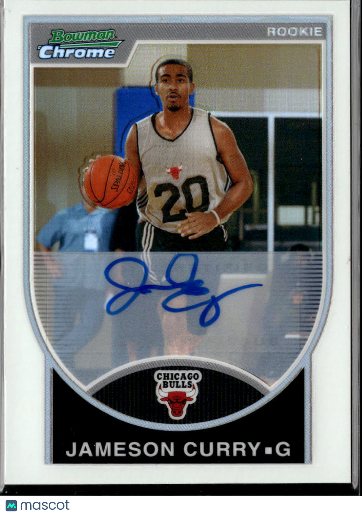 Jameson Curry 2007 Bowman Chrome Auto Autograph RC /599 Chicago Bulls