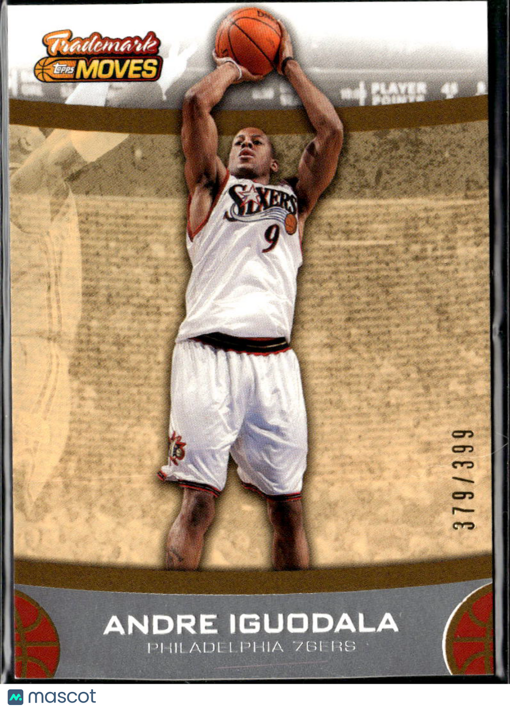 Andre Iguodala 2007 Topps Trademark Moves /399 Philadelphia 76ers