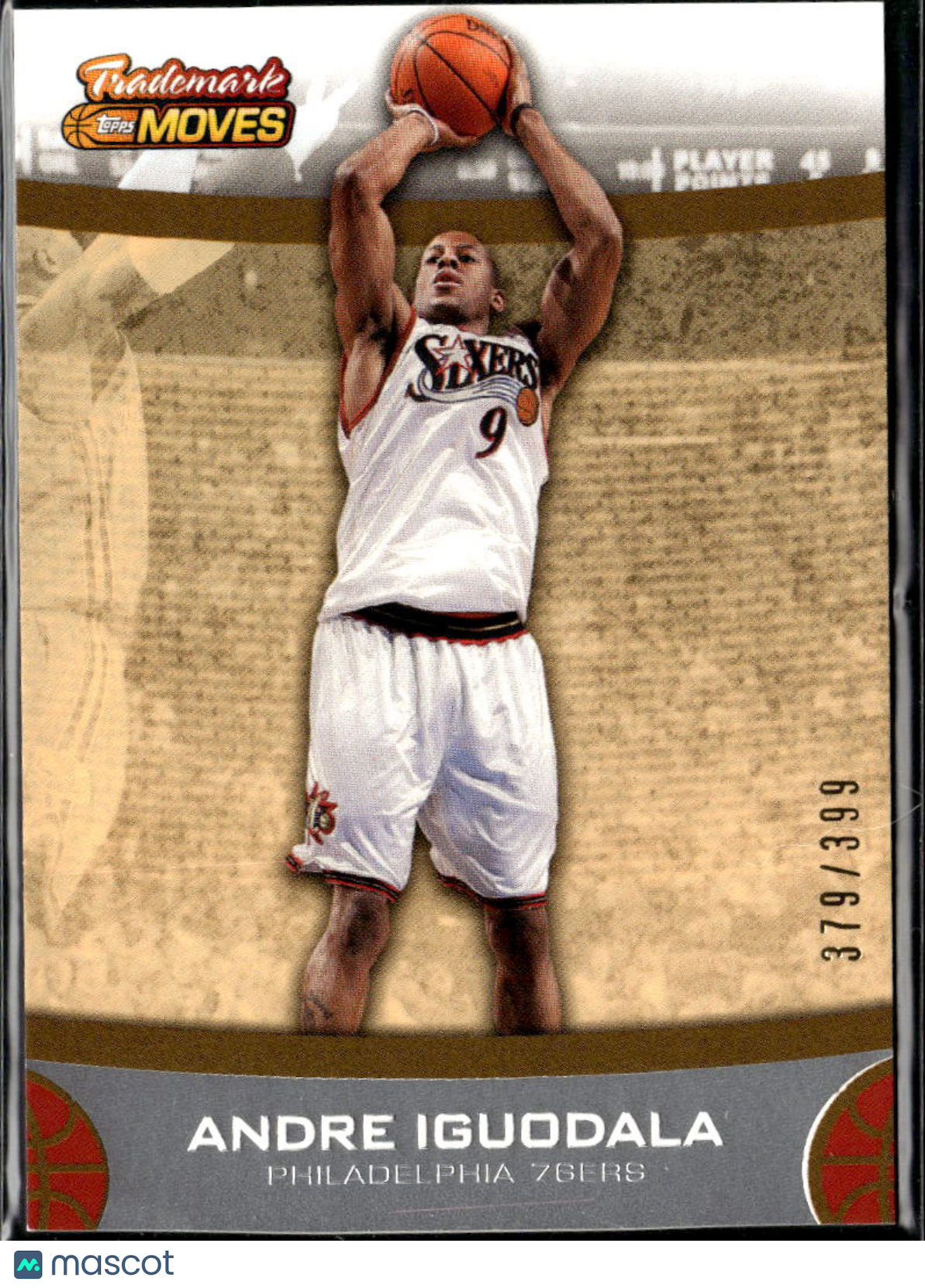 Andre Iguodala 2007 Topps Trademark Moves /399 Philadelphia 76ers