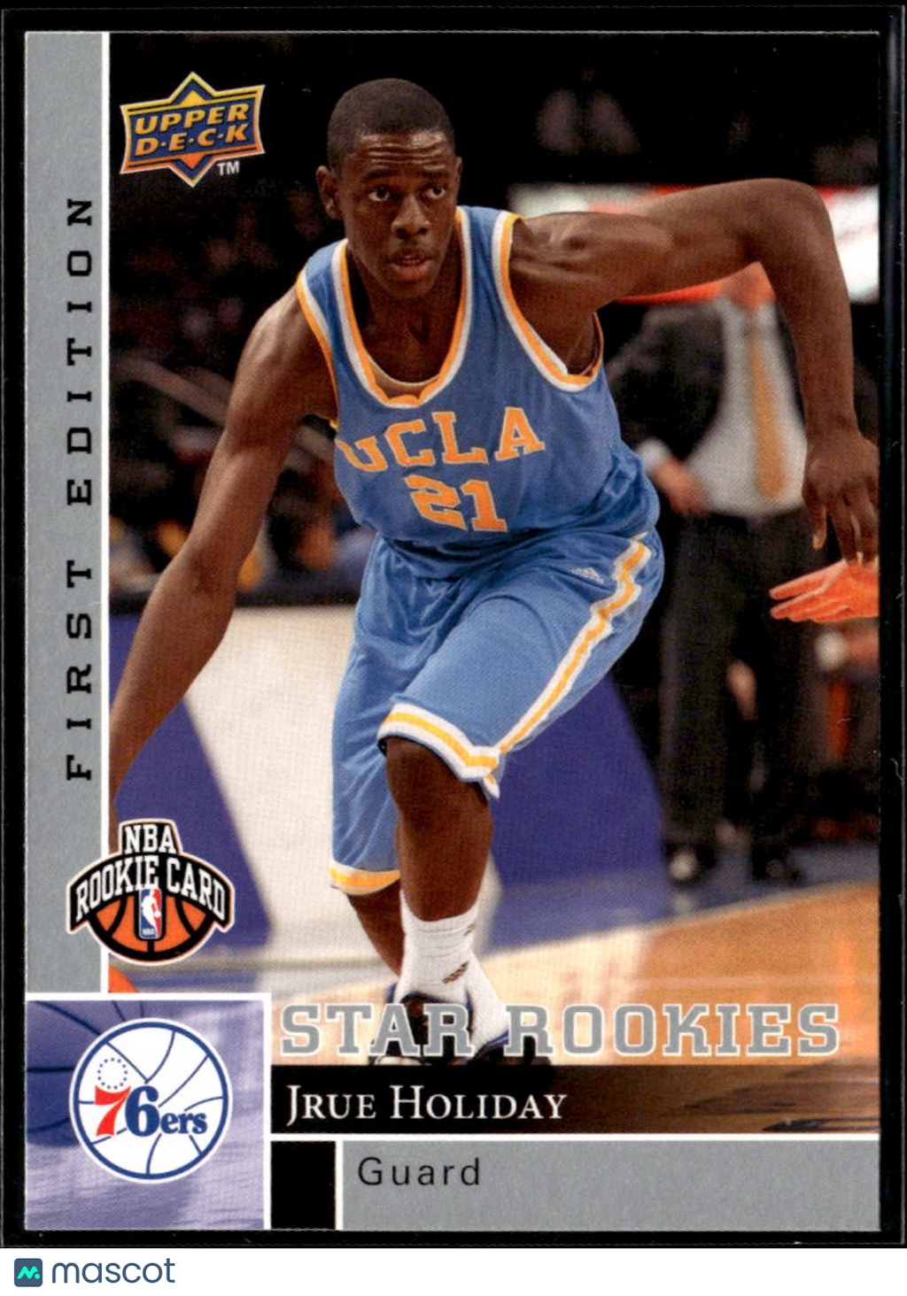 Jrue Holiday 2009 Upper Deck First Edition Rookie RC 76ers UCLA Bruins
