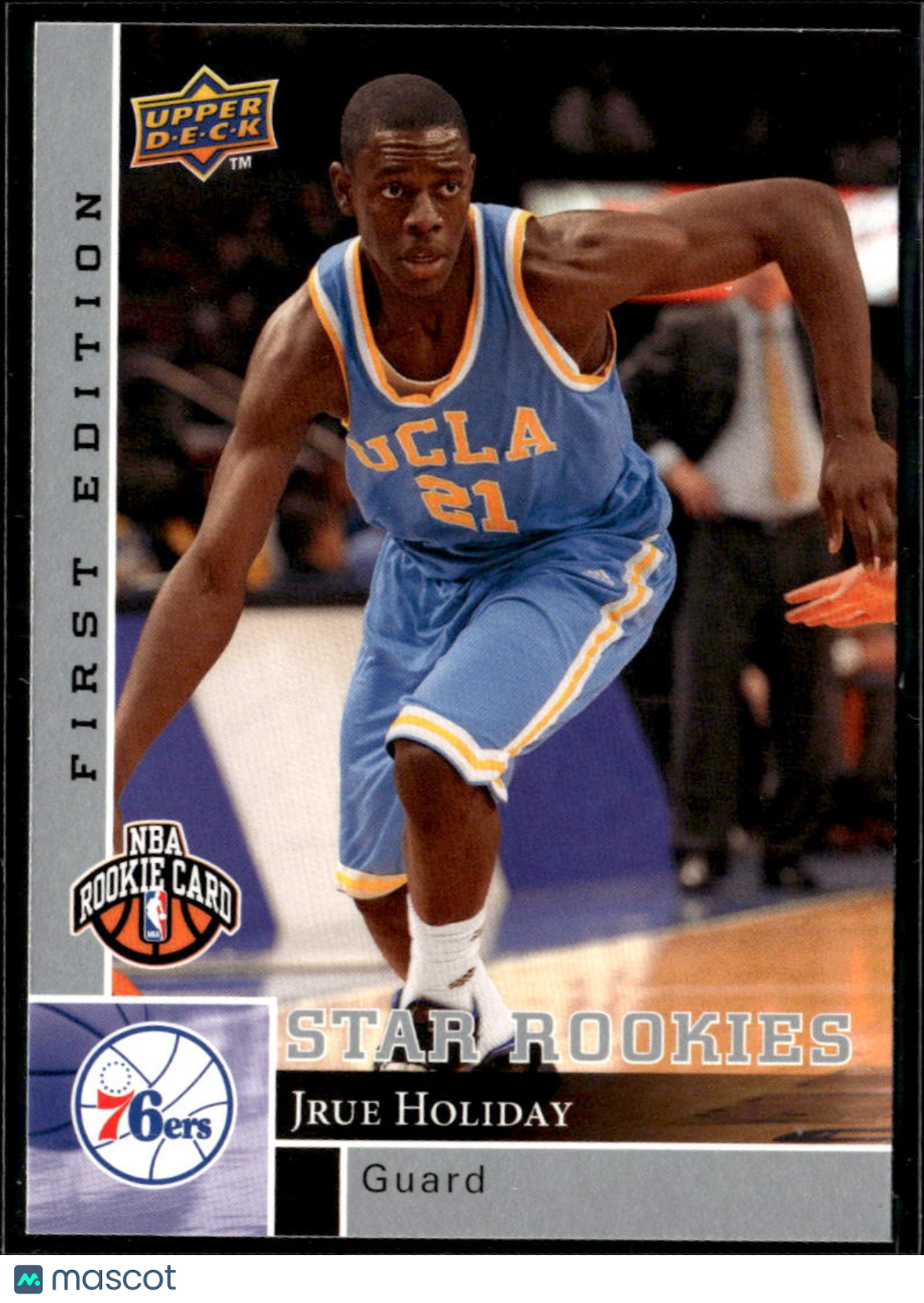 Jrue Holiday 2009 Upper Deck First Edition Rookie RC 76ers UCLA Bruins