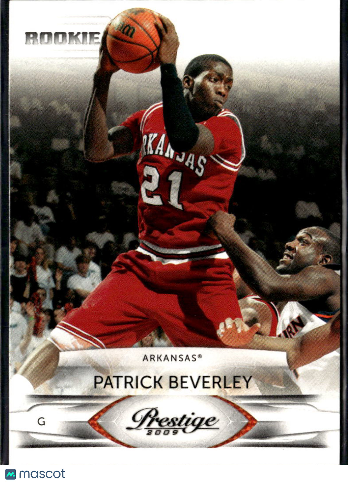 Patrick Beverley 2009 Panini Prestige Rookie RC Arkansas Razorbacks