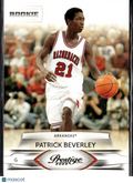 Patrick Beverley 2009 Panini Prestige Rookie RC Arkansas Razorbacks