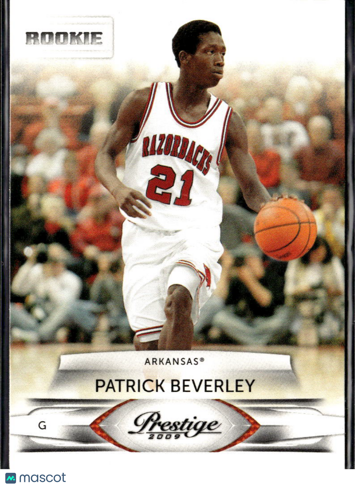 Patrick Beverley 2009 Panini Prestige Rookie RC Arkansas Razorbacks