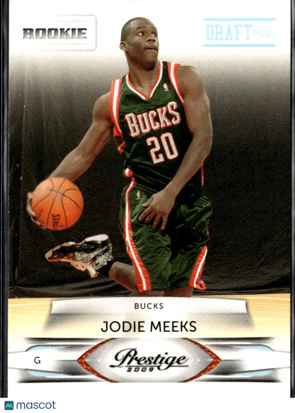 Jodie Meeks 2009 Panini Prestige Rookie RC 726/999 Milwaukee Bucks