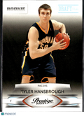 Tyler Hansbrough 2009 Prestige Draft Picks Light Blue RC /999 Indiana Pacers