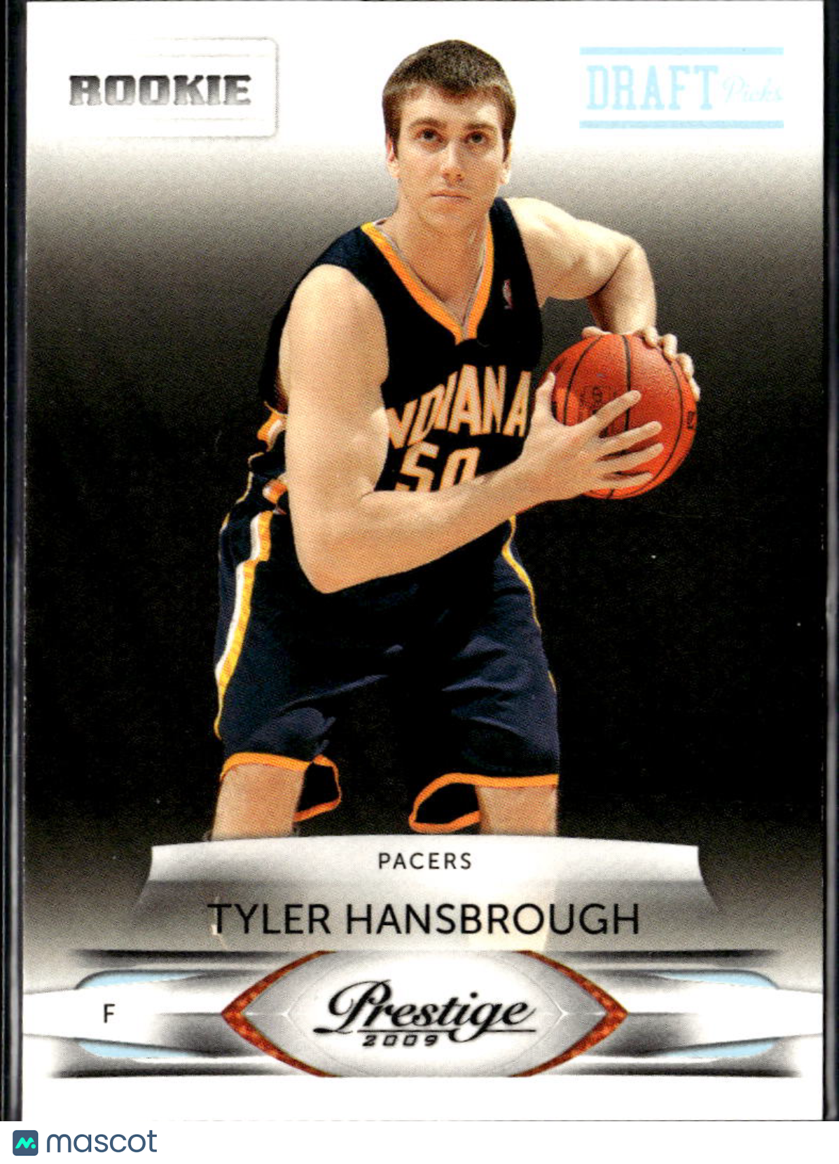 Tyler Hansbrough 2009 Prestige Draft Picks Light Blue RC /999 Indiana Pacers