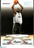 DeJuan Blair 2009 Panini Prestige Draft Picks RC /999 San Antonio Spurs