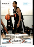 DeMar DeRozan 2009 Prestige Draft Picks Light Blue RC /999 Toronto Raptors