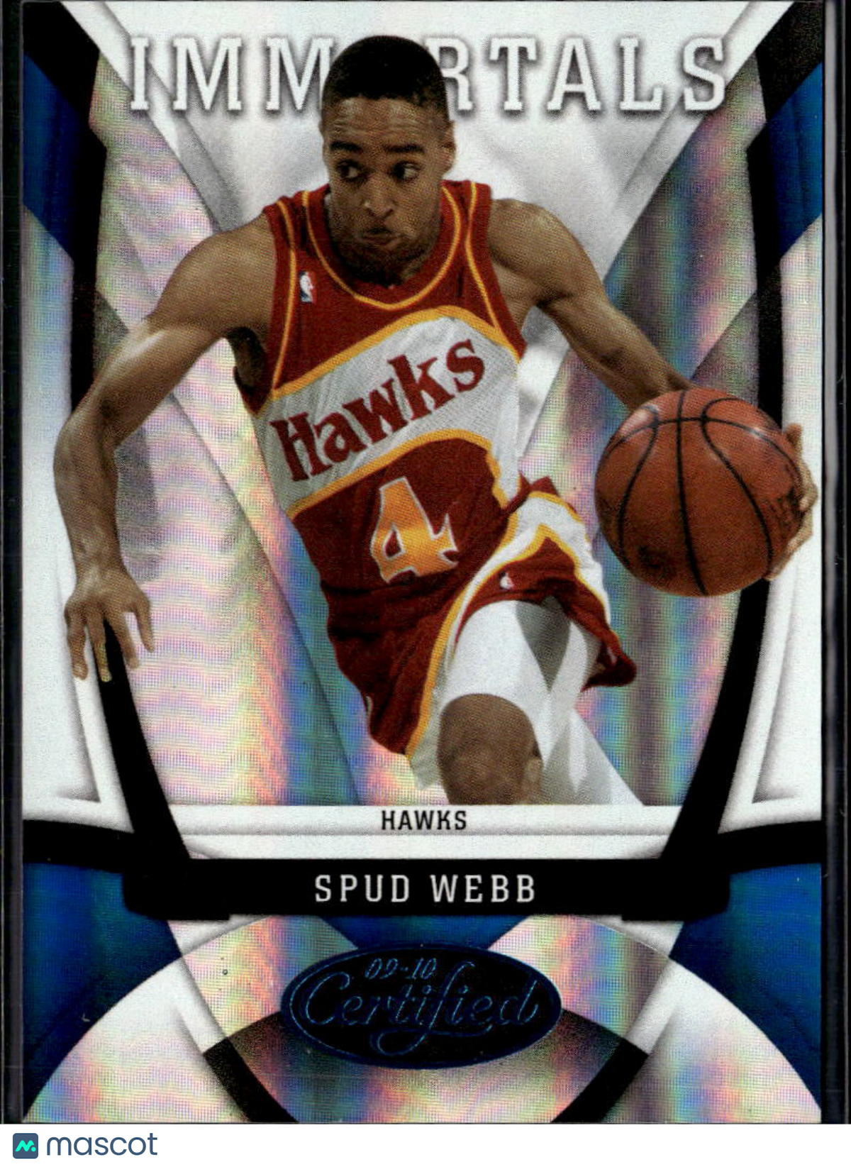 Spud Webb 2009-10 Certified Immortals Blue 4/100 Atlanta Hawks
