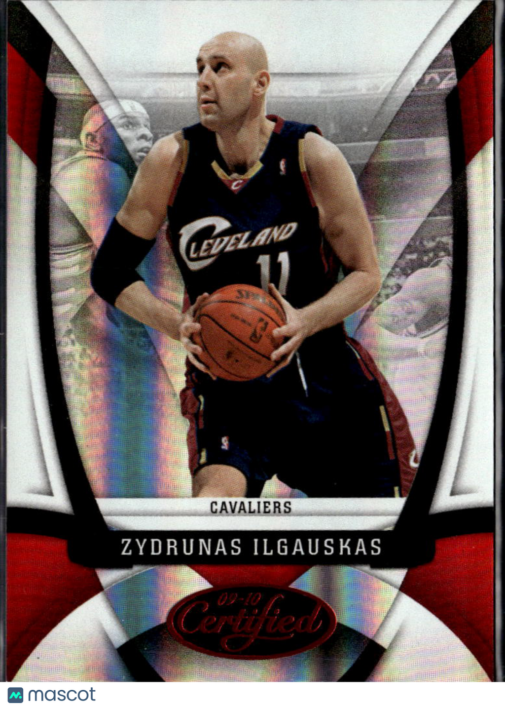 Zydrunas Ilgauskas 2009-10 Certified Red /250 Cleveland Cavaliers