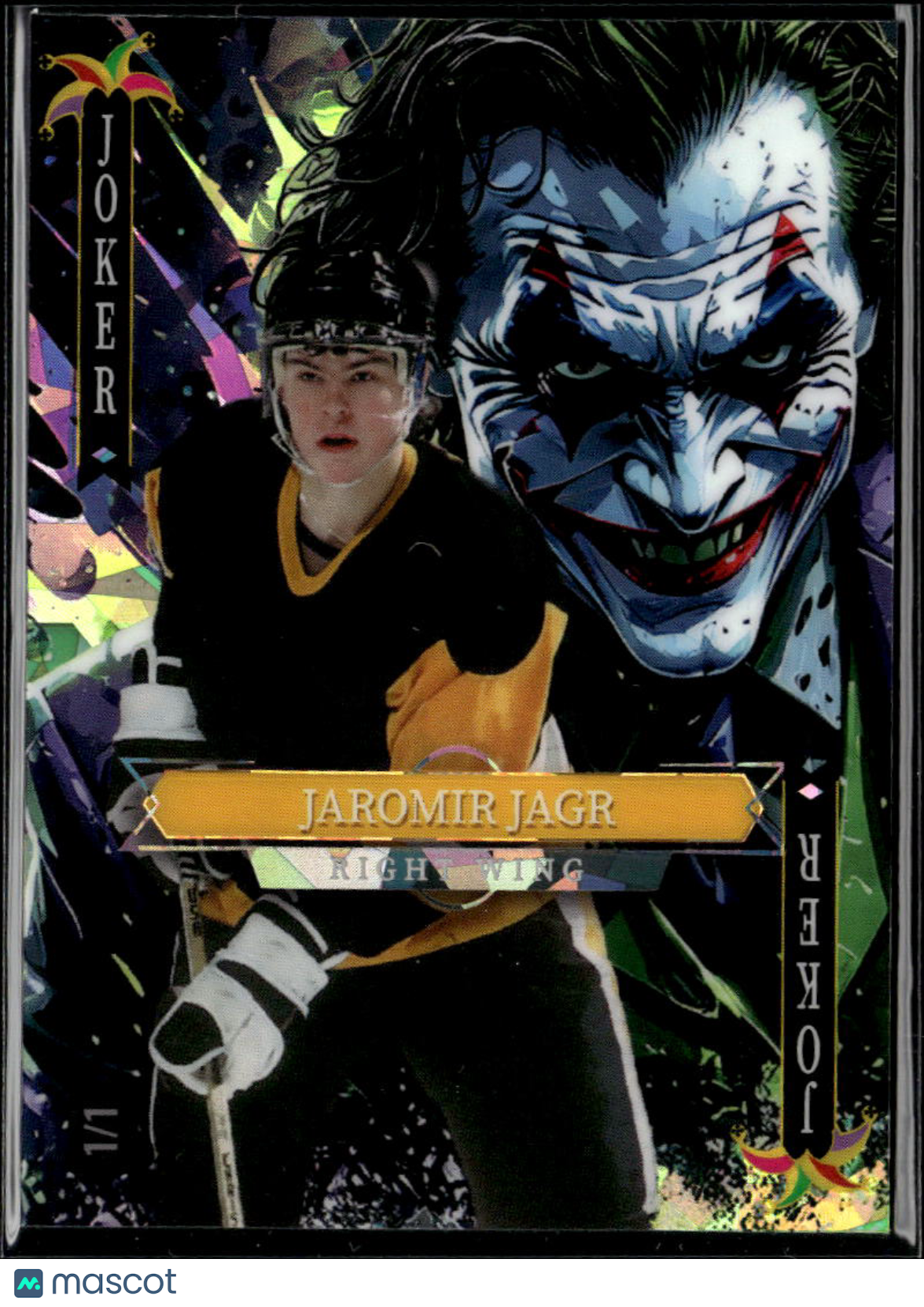 Jaromir Jagr 2025 Wild Card Jokers Wild Pittsburgh Penguins 1/1