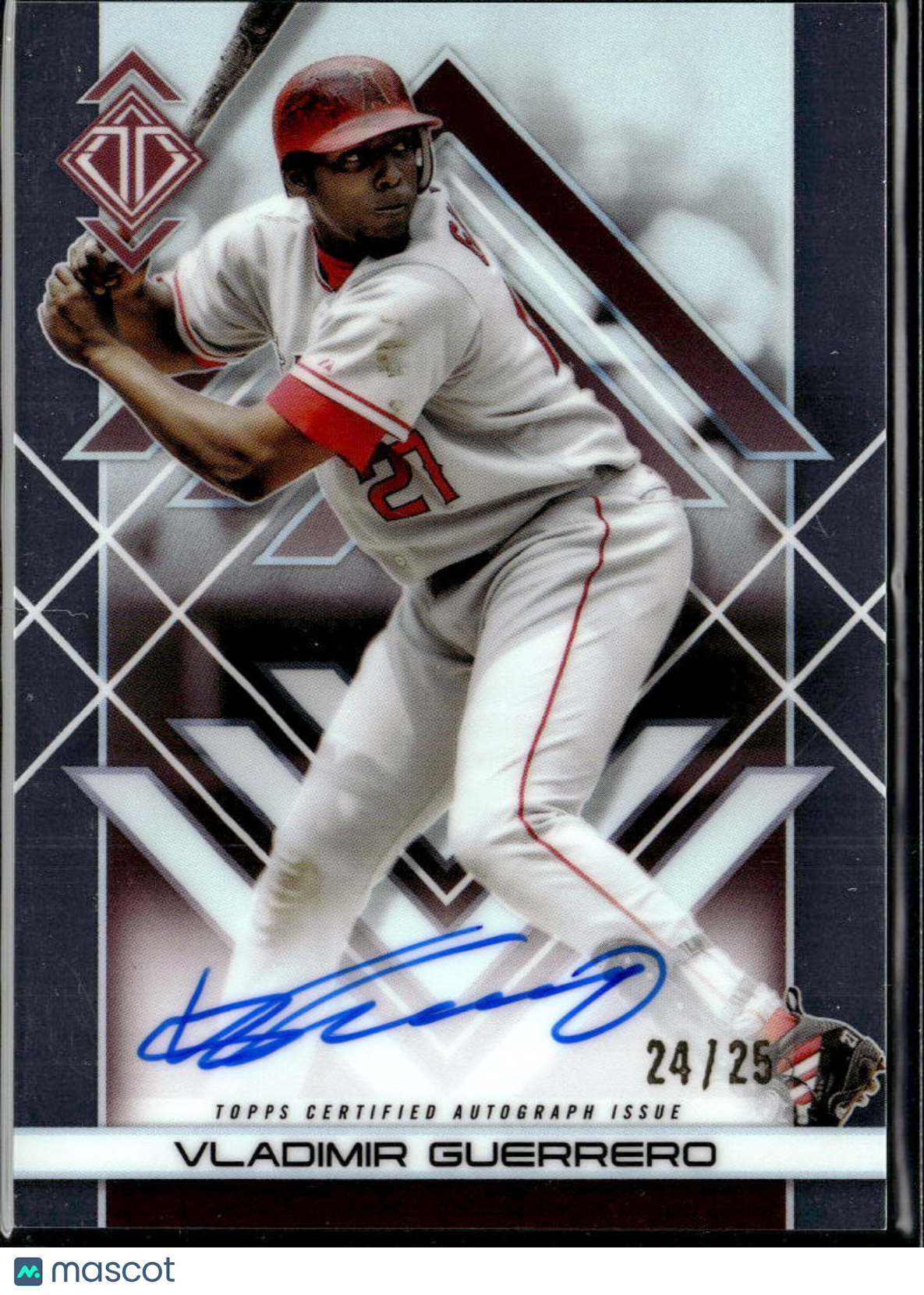 Vladimir Guerrero 2025 Topps Transcendent Auto Autograph 24/25 Angels