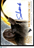 Sala Baker as Morannon Orc 2003 Topps The Lord of the Rings Auto Autograph