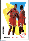 Michael Jordan Scottie Pippen 1992 SkyBox Chicago Bulls