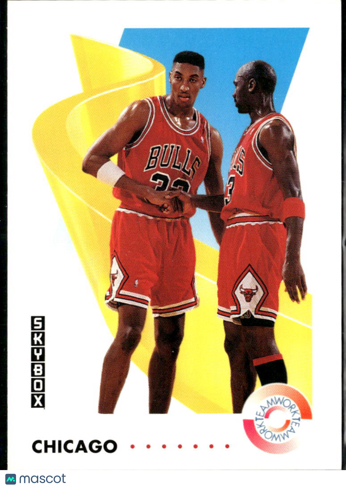 Michael Jordan Scottie Pippen 1992 SkyBox Chicago Bulls
