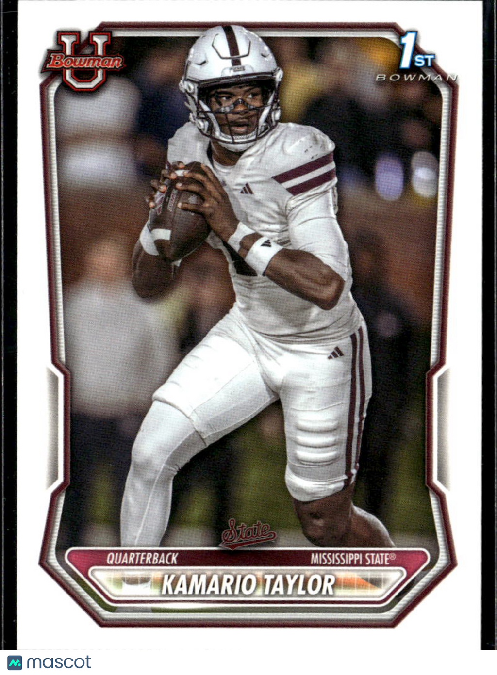 Kamario Taylor 2026 Bowman 1st Rookie RC Mississippi State Bulldogs