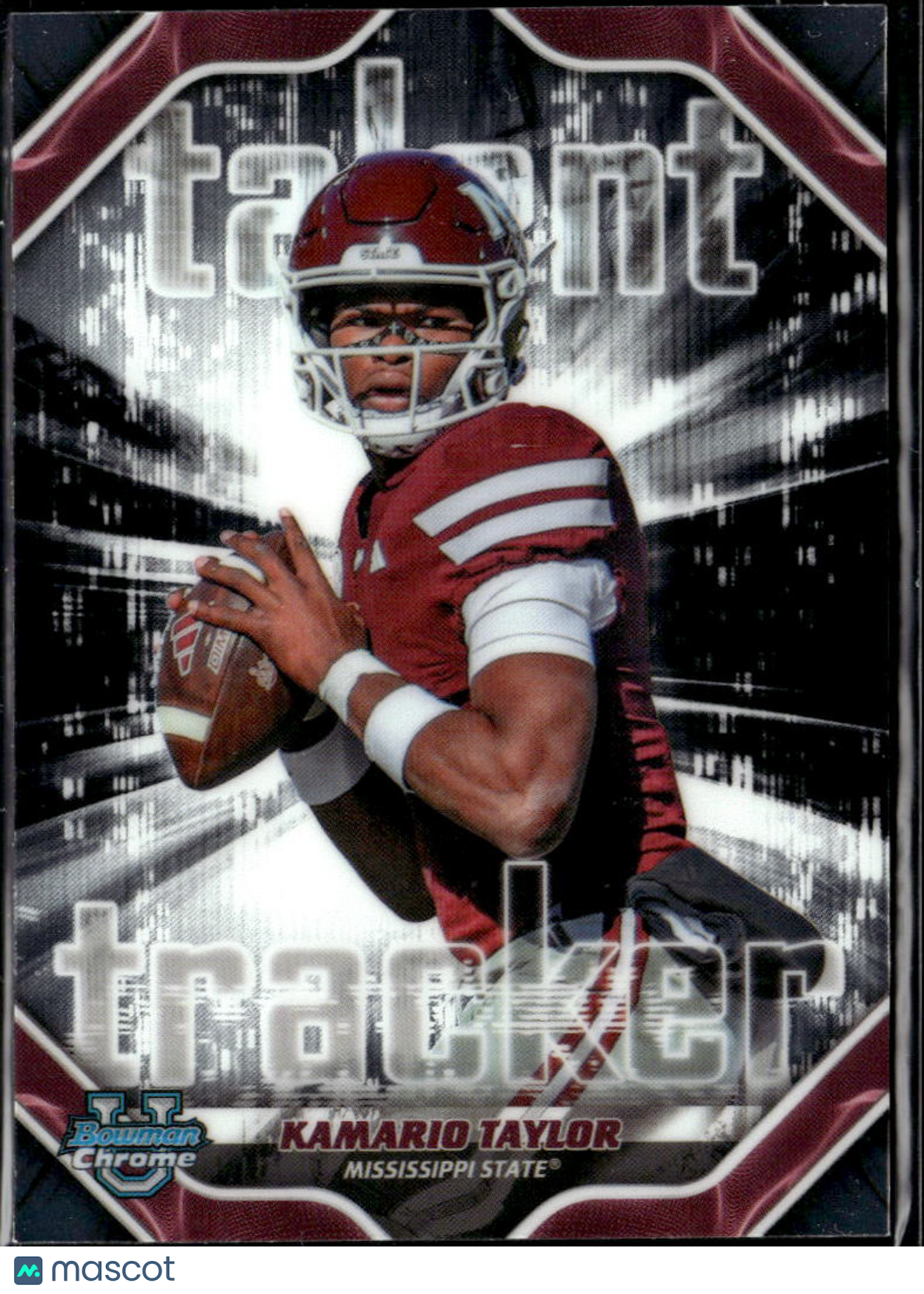 Kamario Taylor 2026 Bowman Chrome Talent Tracker Mississippi State Bulldogs