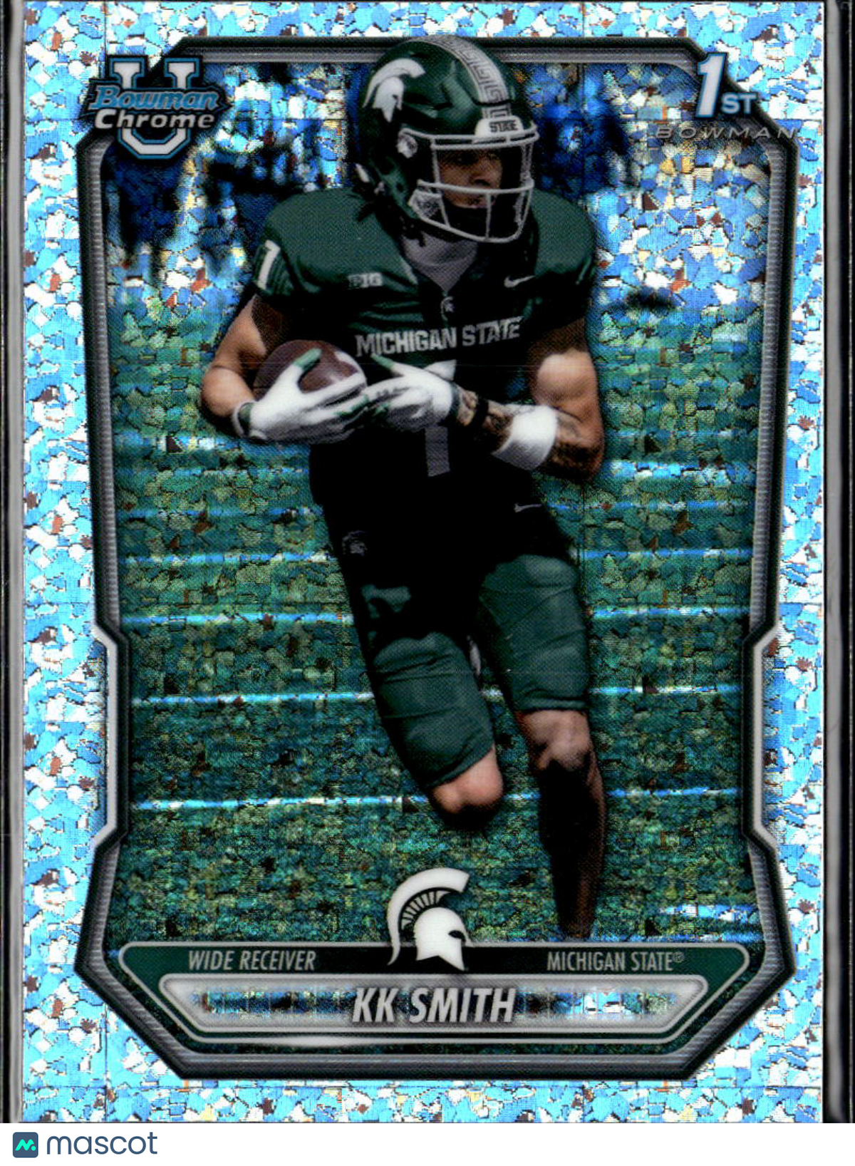 KK Smith 2026 Bowman Chrome 1st Mini Diamond Refractor Michigan State Spartans