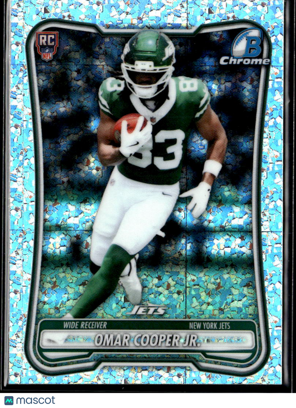 Omar Cooper Jr. 2026 Bowman Chrome Mini Diamond RC New York Jets