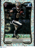 Jordyn Tyson 2026 Bowman Chrome RC Speckle Refractor New Orleans Saints