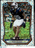 Eric Winters 2026 Bowman Chrome University Speckle Refractor Auburn Tigers