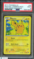 Pikachu Cosmos Holo 2014 Pokemon Xy Lego Movie Exclusive PSA 9 #42