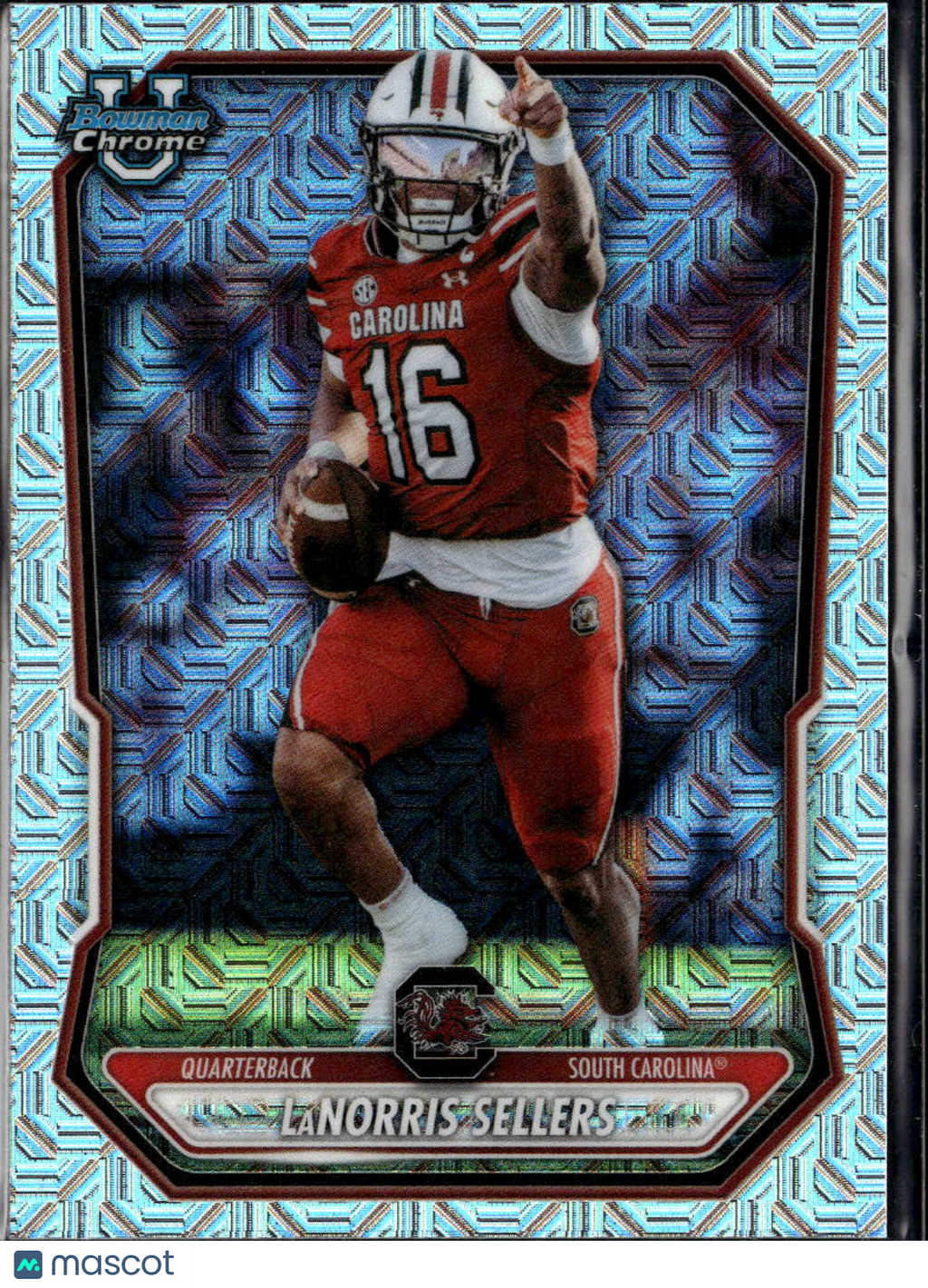 LaNorris Sellers 2026 Bowman Chrome Mega Box Refractor South Carolina Gamecocks