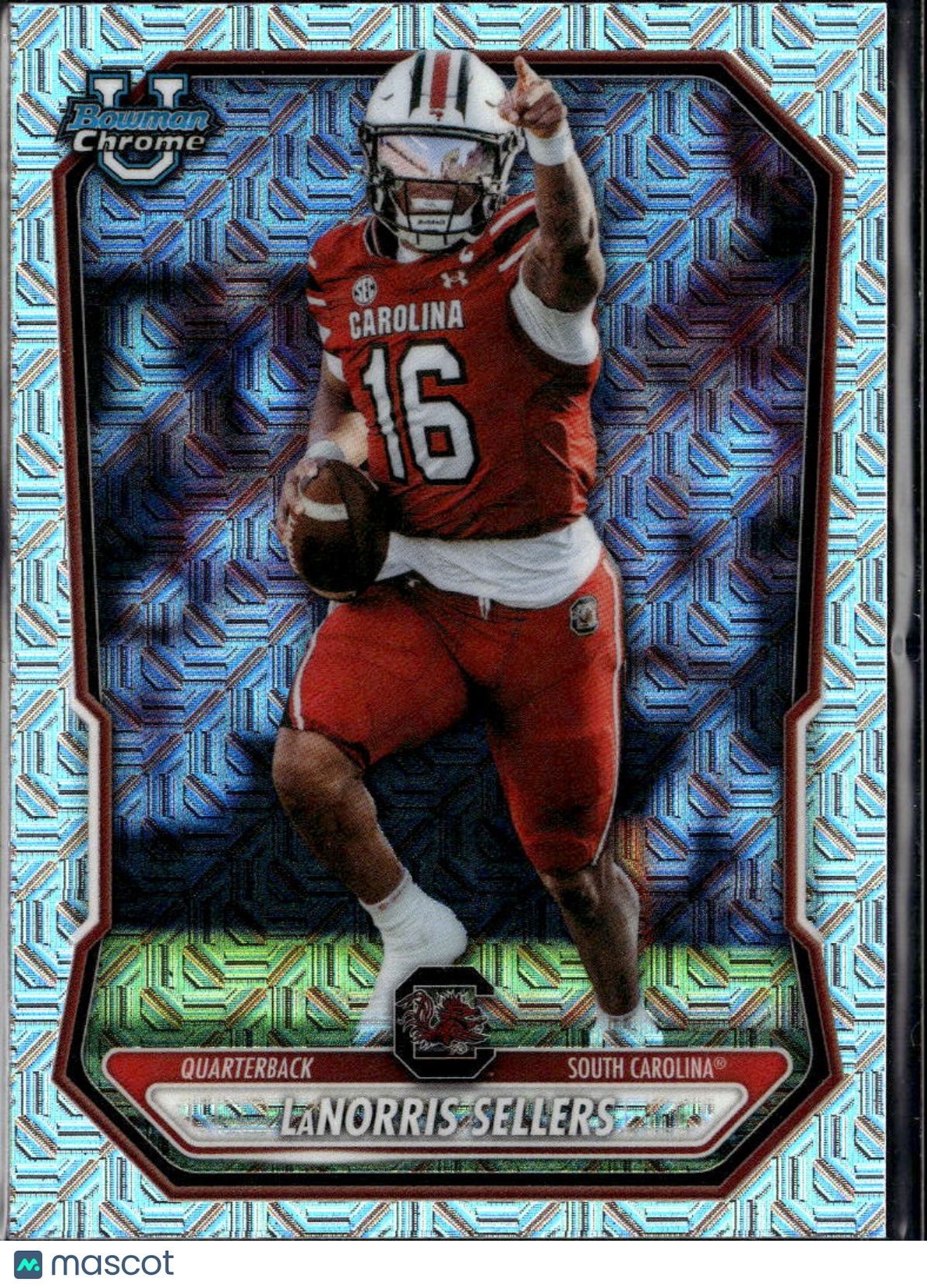 LaNorris Sellers 2026 Bowman Chrome Mega Box Refractor South Carolina Gamecocks