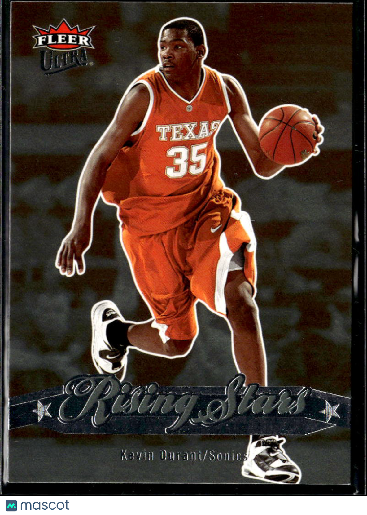 Kevin Durant 2007-08 Fleer Ultra Rising Stars Rookie RC Longhorns SuperSonics