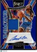 Cason Wallace 2024-25 Select Auto Autograph Patch 42/49 Oklahoma City Thunder