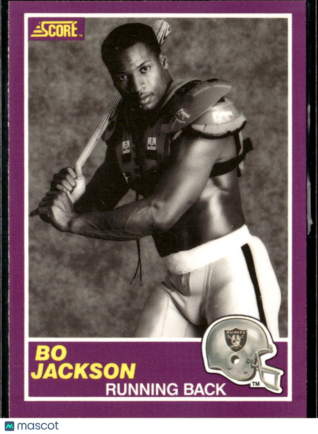 Bo Jackson 1990 Score Supplemental #384S Oakland Raiders