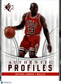 Michael Jordan 2008-09 Upper Deck SP Authentic Profiles #AP10 Chicago Bulls