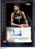 Chet Holmgren 2026 Topps Chrome Update Auto Autograph Oklahoma City Thunder