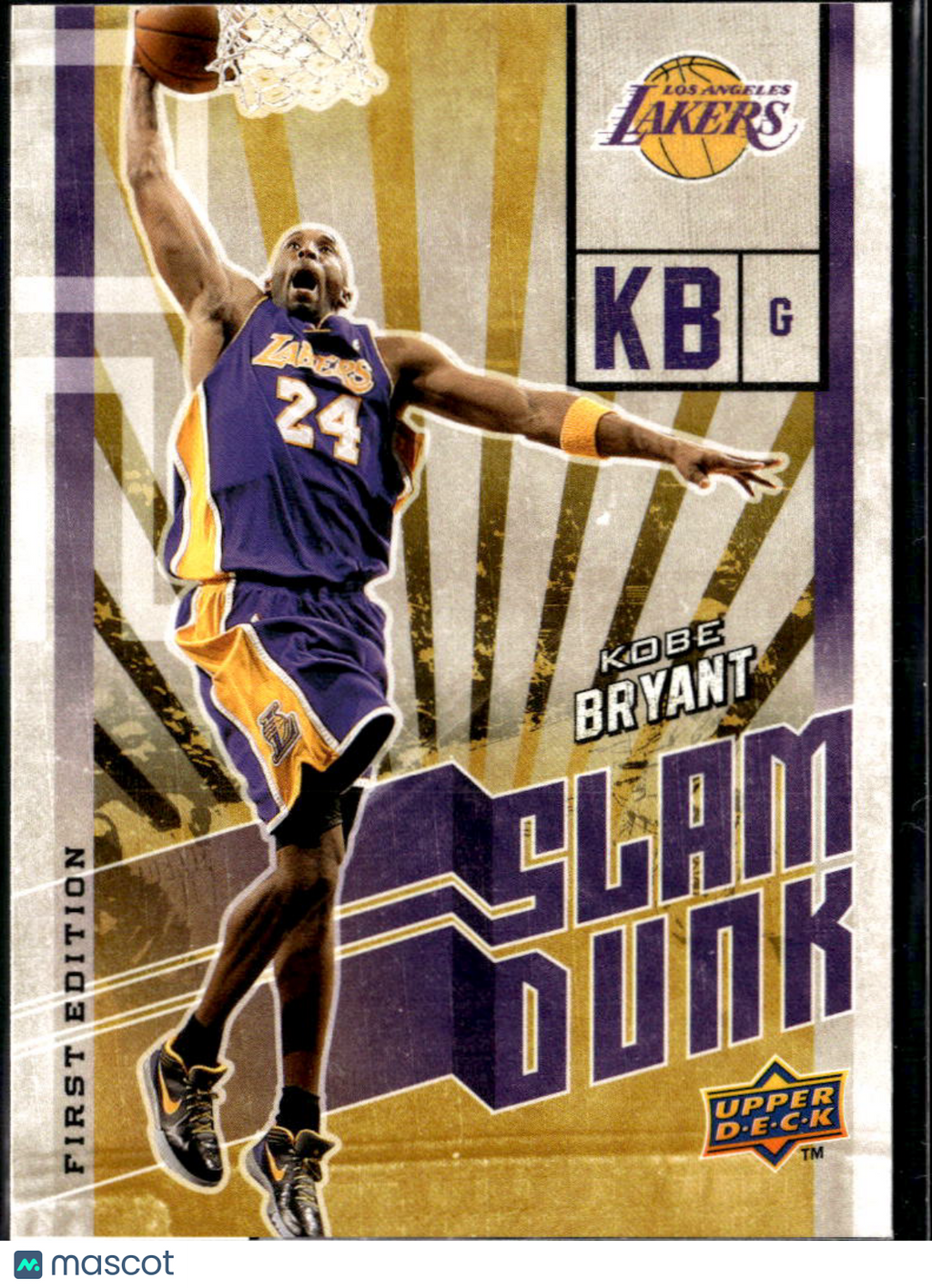 Kobe Bryant 2009-10 Upper Deck Slam Dunk Los Angeles Lakers