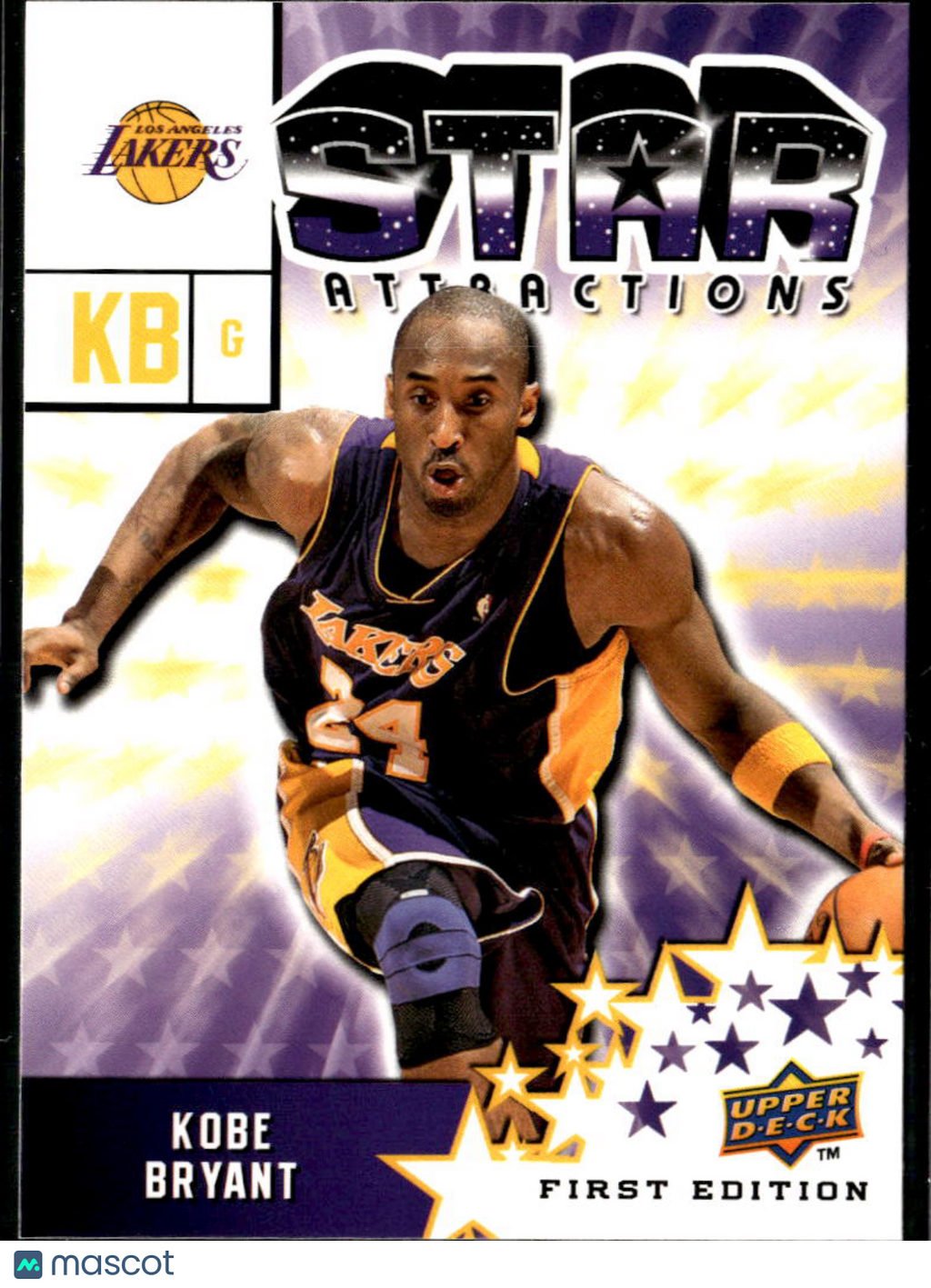 Kobe Bryant 2009-10 Upper Deck Star Attraction Los Angeles Lakers