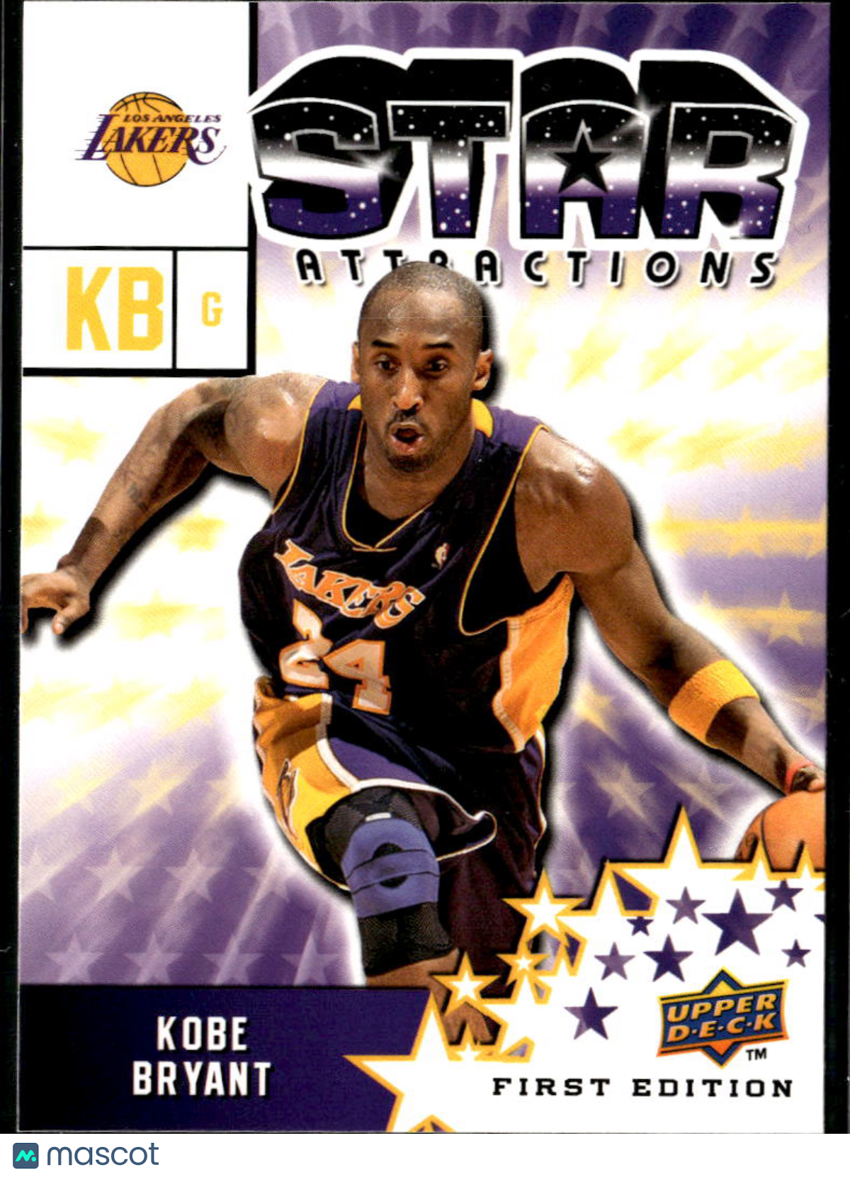 Kobe Bryant 2009-10 Upper Deck Star Attraction Los Angeles Lakers