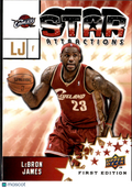 LeBron James 2009-10 Upper Deck Star Attractions Cleveland Cavaliers