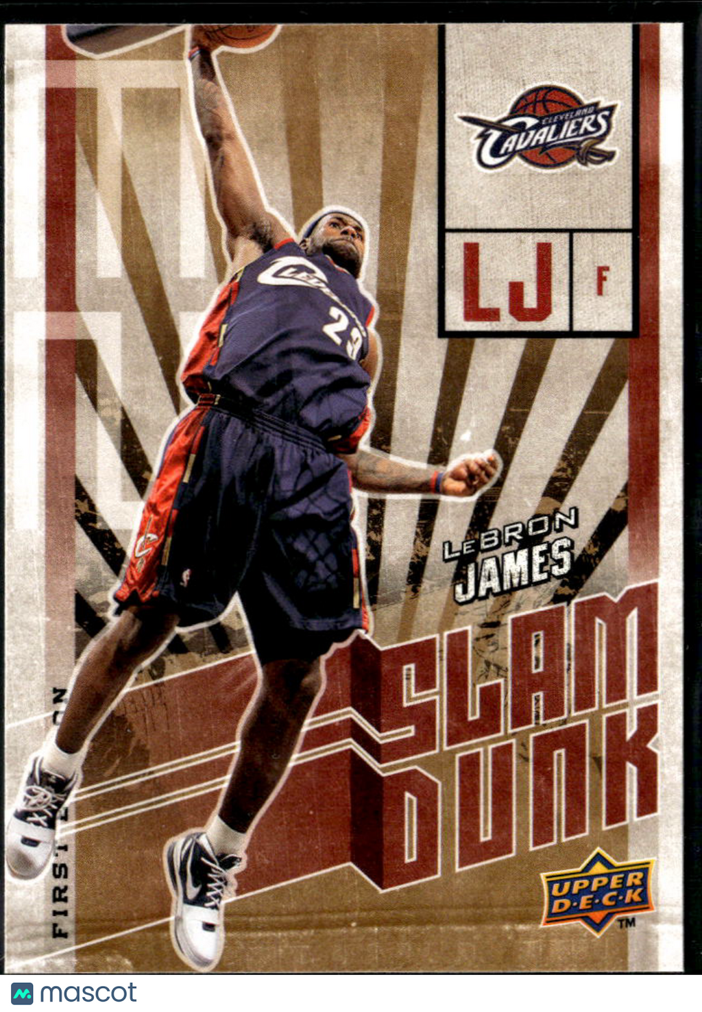 LeBron James 2009-10 Upper Deck Slam Dunk Cleveland Cavaliers