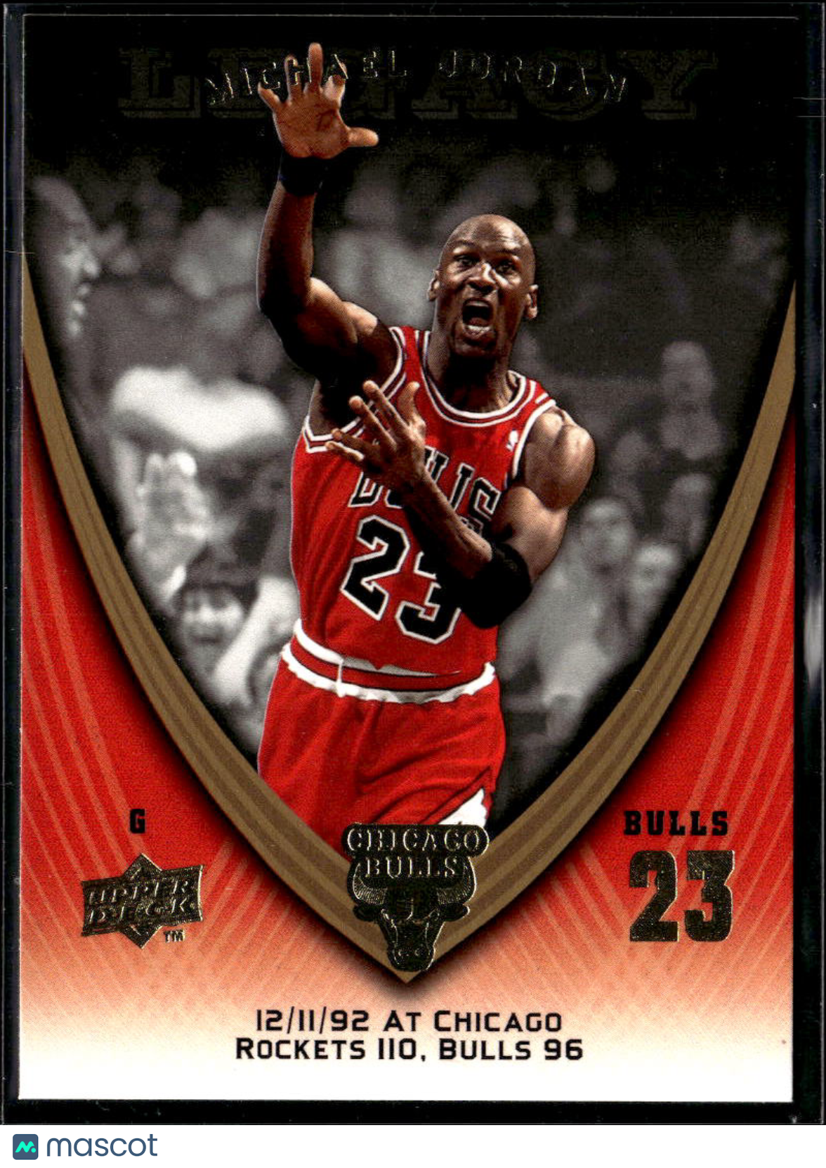 Michael Jordan 2009 Upper Deck Legacy #606 Chicago Bulls