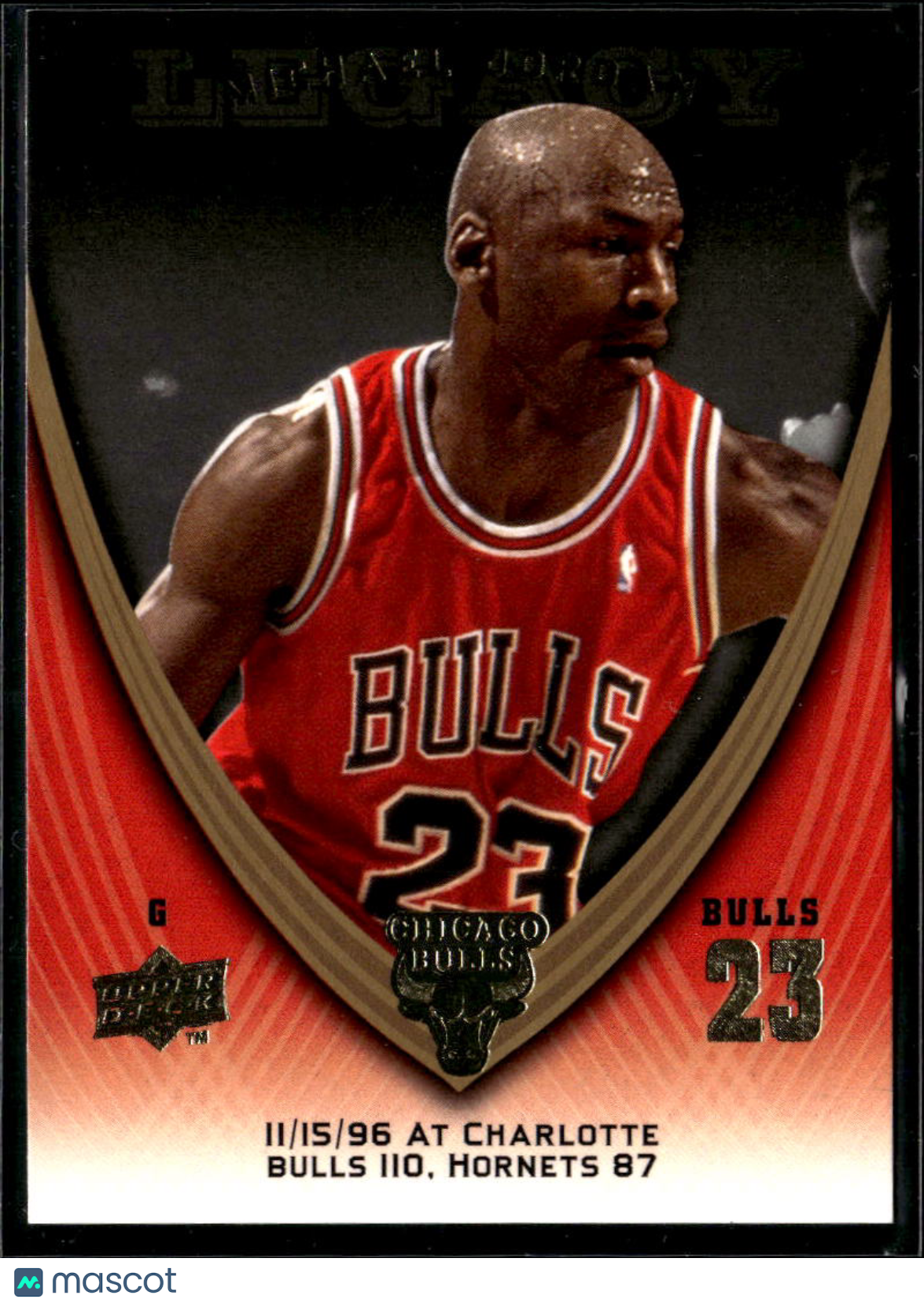 Michael Jordan 2009 Upper Deck Legacy #775 Chicago Bulls
