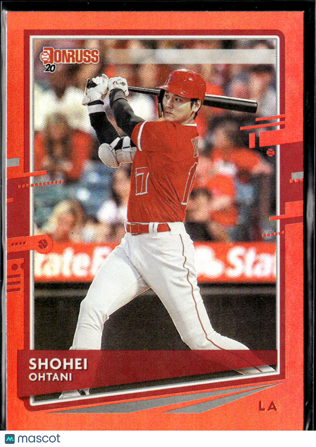 Shohei Ohtani 2020 Donruss Holo Red Los Angeles Angels