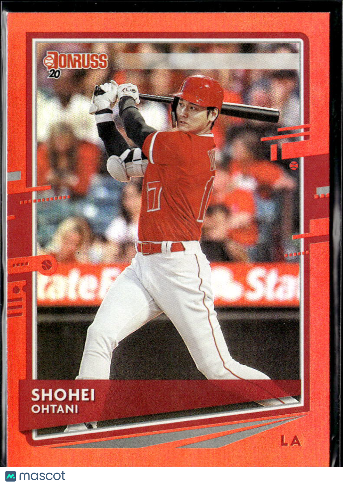 Shohei Ohtani 2020 Donruss Holo Red Los Angeles Angels